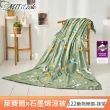 【MIT iLook】超值2入組 台灣製 石墨烯萊賽爾天柔絲鋪棉四季被/涼被/涼夏被 120x150公分(多款任選)