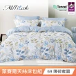 【MIT iLook】買1送1 台灣製萊賽爾天柔絲床包枕套組(單人-多款可選)