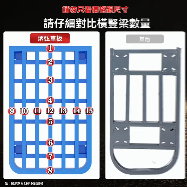 【p炳文】搬貨拉車90*60 承重550公斤 送繩子扳手(小推車 便攜拉車 鋼管推車 折疊平板車 搬運拖車 預售12天)