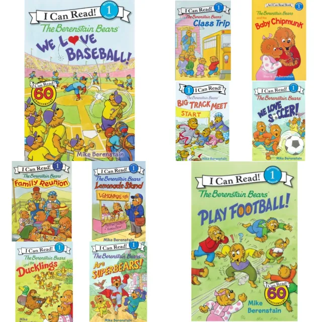 【麥克兒童外文書店】I Can Read 英文讀本-Berenstain Bears Level 1(橋樑書閱讀力培養10書合售)