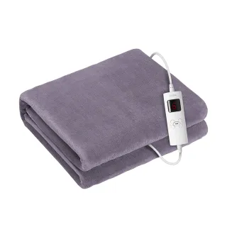 【KINYO】單人溫控電熱毯  六段溫控/珊瑚絨(MOMO獨家專賣款 EB-014)