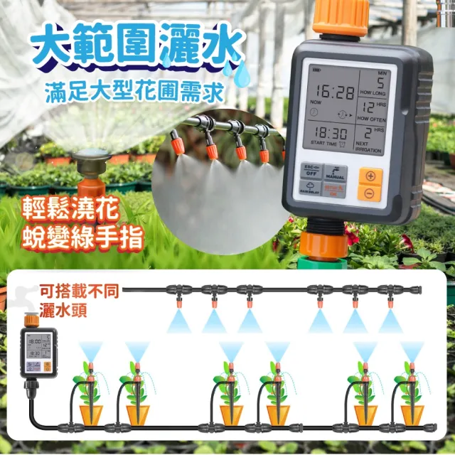 【AMITOF】智能定時澆花器 15組款式(戶外 自動澆花 澆花器 自動澆水 定時澆水)