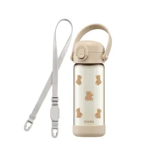 【Simba 小獅王辛巴官方直營】新品★鉑金PPSU兒童水壺入門組400ml(兒童水壺/幼兒園水壺/吸管水壺/直飲水壺)