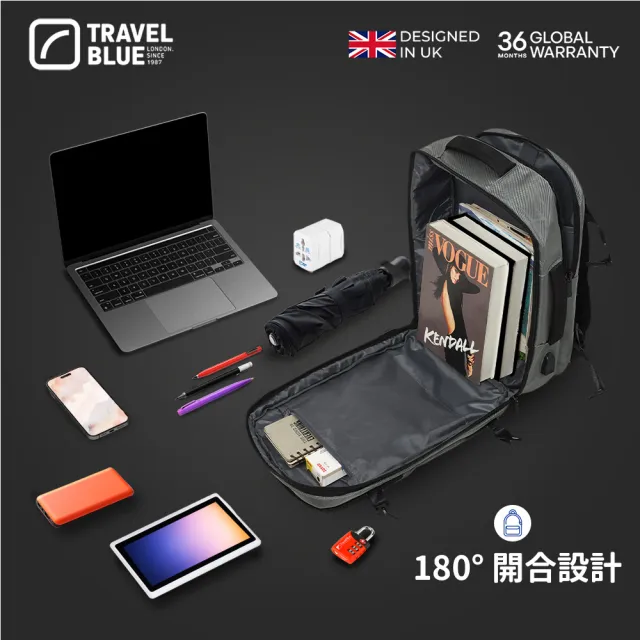 【Travel Blue 藍旅】雙11 Journey 經典款旅行後背包 Lite 極輕量旅行款背包 多色可選 TB3055