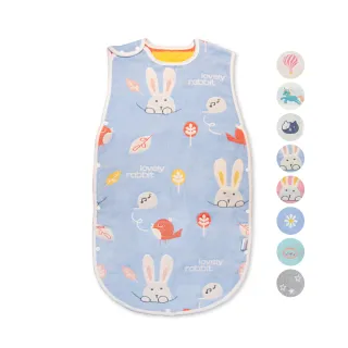 【OhBabyLying】六層紗防踢被-大 適合2-7歲(防踢被/防著涼/兒童睡衣/純棉紗布睡衣/六層紗/背心式睡袋)