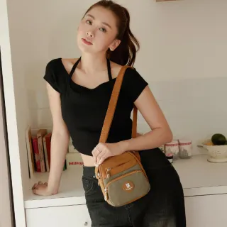 【金安德森】Mousse 機能斜側包(夕陽橘)