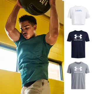 【UNDER ARMOUR】UA 男女款 LOGOT 運動短T(多款任選)