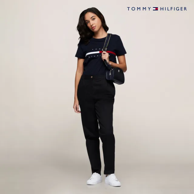 【TOMMY HILFIGER】官方旗艦館 旗幟標誌圖案 T恤_藍色