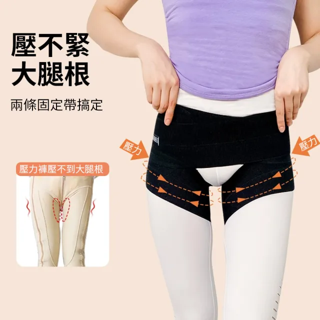 【costway】髖關節大腿加壓穩固帶保護帶 彈力固定護髖帶 骨盆加壓穩固帶 透氣運動防護護髖帶(非醫療)