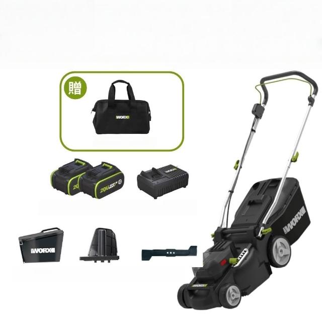【WORX 威克士】40V  割草機  WD737.1(鋰電 無刷 園藝 割草 扶割草機 電動除草機 草坪修剪機 自走推草機)