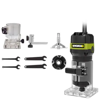 【WORX 威克士】110V 650W 1/4 6mm WU619A(恒功 恆功 穩速 高效能 電機 快速 調節 修邊機 雕刻機)