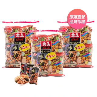 【天六】14袋綜合豆果子餅乾3包組(341g/包)