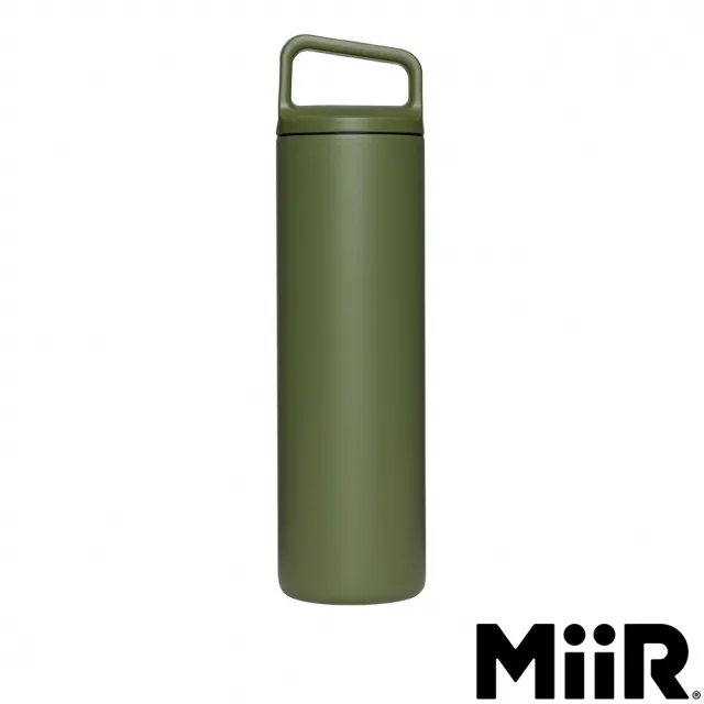 【MiiR】雙層真空 保溫/保冰 提把寬口保溫瓶 20oz/591ml(常青綠)