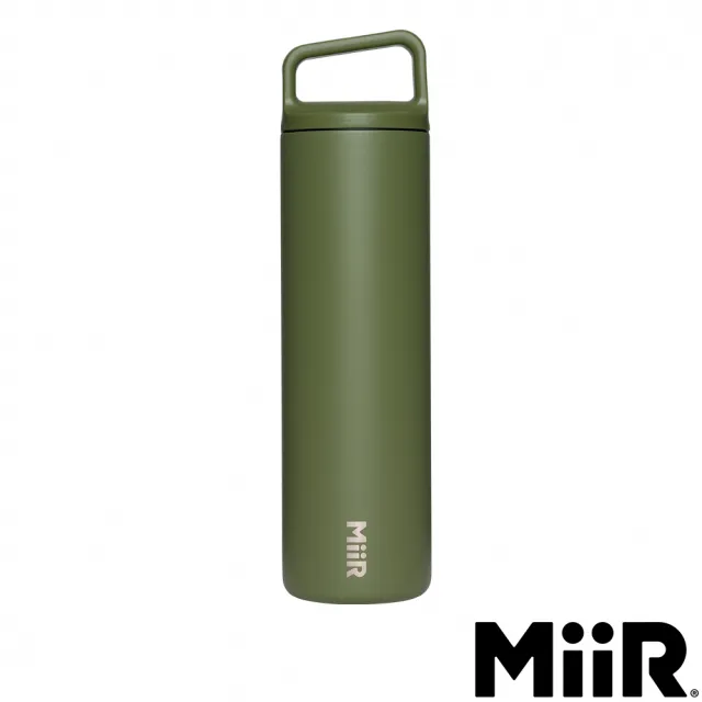 【MiiR】雙層真空 保溫/保冰 提把寬口保溫瓶 20oz/591ml(常青綠)