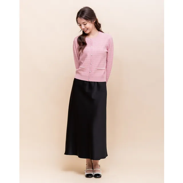 【perng yuh 芃諭名品】記憶深處 亮澤 直筒長裙(2025 AW Collection|4C秋冬新品上市)