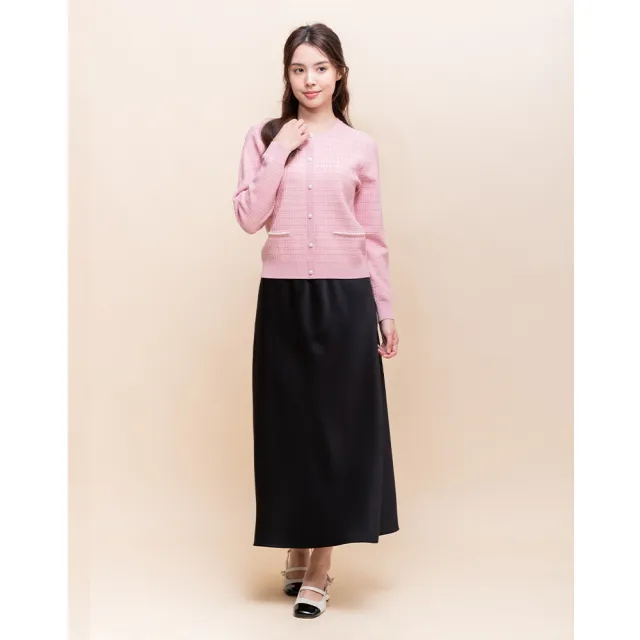 【perng yuh 芃諭名品】記憶深處 亮澤 直筒長裙(2025 AW Collection|4C秋冬新品上市)