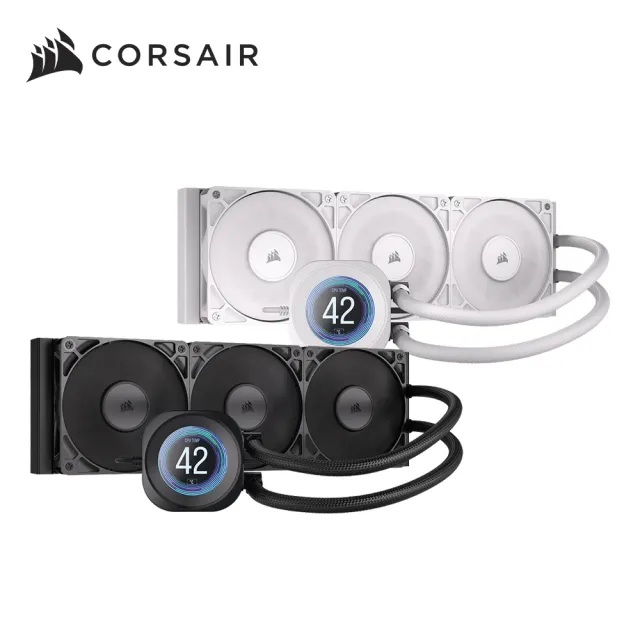 【CORSAIR 海盜船】NAUTILUS 360 ARGB LCD CPU水冷散熱器