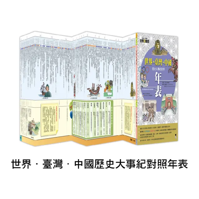 增訂版全彩漫畫世界歷史（全13卷＋世界．臺灣．中國歷史大事紀對照年表