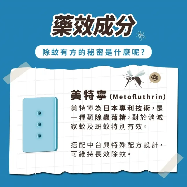 【鱷魚】電蚊香片66片/6盒(日本原體、有效防治登革熱病媒蚊)