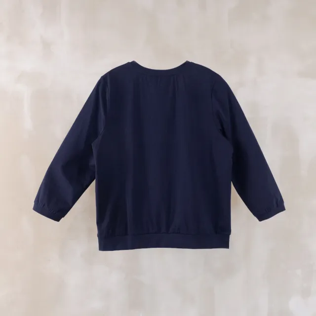 【perng yuh 芃諭名品】*美好記憶 繡飾 柔棉 圓領T恤(2025 AW Collection|4C秋冬新品上市)