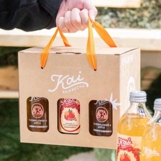 【Kai Kombucha】鐵觀音康普茶330ml 6入(氣泡飲 益生菌 康普茶 保健茶)