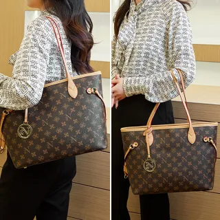 【LEEHER】托特包/防水包/精品包/大容量/手提包/單肩包/大包包/皮革包包/老花包包