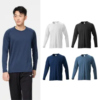 【MIZUNO 美津濃】網路獨家 長袖T恤 32TAB119XXL（任選一件）(T恤)