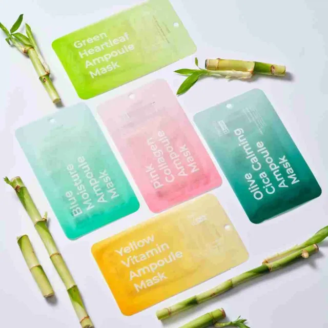 【Freemay】豪華保濕修護體驗組 純素 藍色保濕/粉紅膠原/橄欖積雪草 各10片 保濕 修護 敏感肌 官方直營