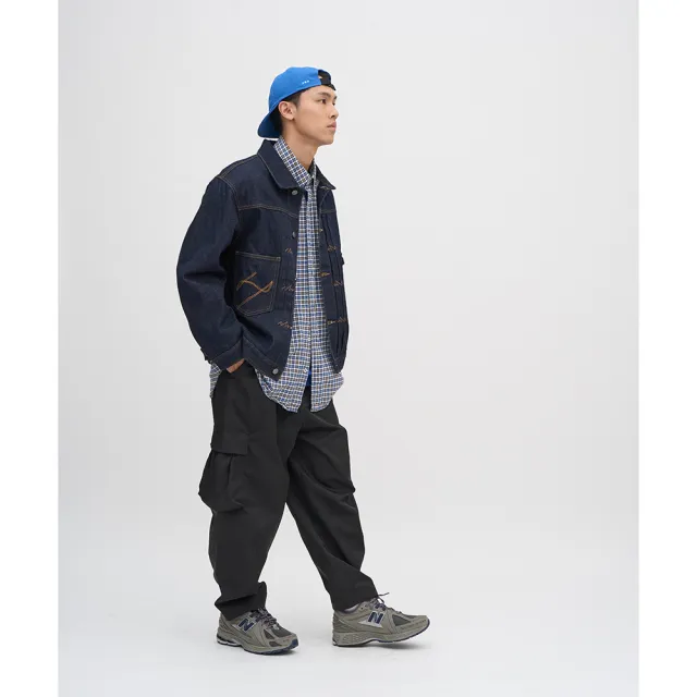 【plain-me】男女款 HERO丹寧外套 PLN1150-251(單寧 丹寧 牛仔外套 重磅 休閒外套)