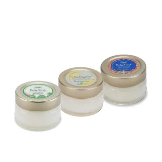 【SABON】官方直營 迷你身體磨砂膏三入組(限量身體磨砂膏60gx3)