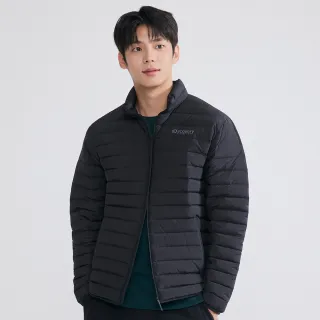 【Discovery Expedition】男版高領羽絨外套 輕量鴨絨外套(DMDJ71056-BKS)