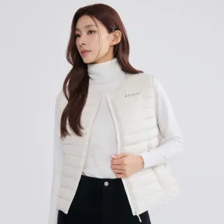 【Discovery Expedition】女版U領輕量鴨絨背心 羽絨背心(DWDV72056-BES)