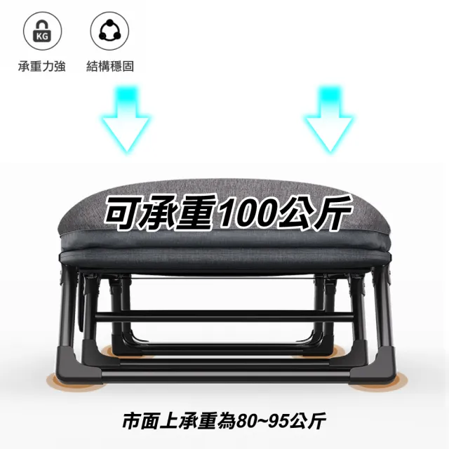 【ONE HOUSE】六段可調_小鋼炮穩固免安裝秒收折疊床_66寬(單人床 行軍床 辦公午休床 露營床)