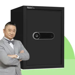 【發億金庫】智慧型保險箱 Kb-5F（黑）(指紋 密碼 緊急開啟鑰匙)