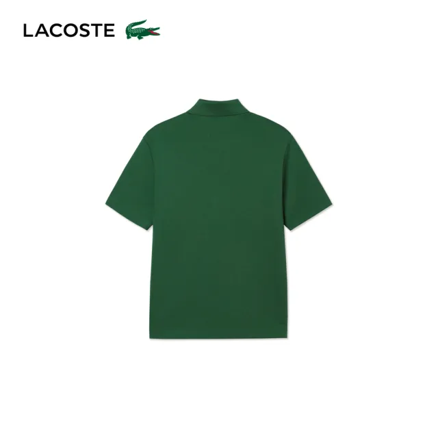 【LACOSTE】中性款-王一博聯名款 經典版型短袖POLO衫(鱷魚綠)