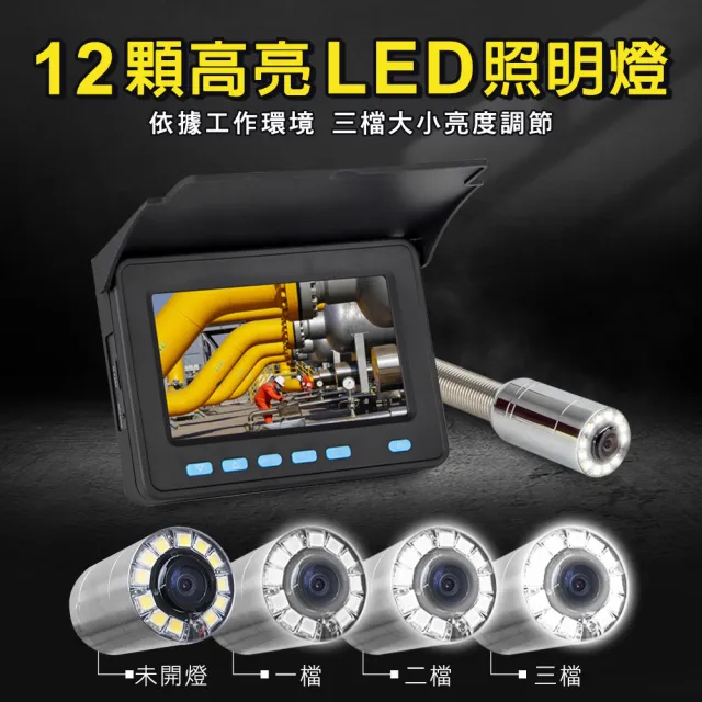 【OKAY!】工業管路內視鏡 管內窺視器 30米蛇管 內視鏡 管道攝影機 3-VBT30(蛇管內視鏡 內窺鏡 下水道)