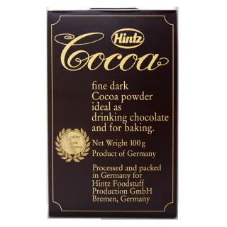 【HINTZ 亨士】德國亨士頂級可可粉100g x1盒