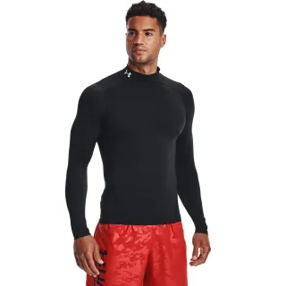 【UNDER ARMOUR】UA 男 HG Armour 半高領緊身長袖T-Shirt_1369606-001(黑色)