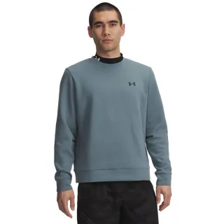 【UNDER ARMOUR】UA 男 Unstoppable Flc 長袖大學T_1381688-587(藍綠色)