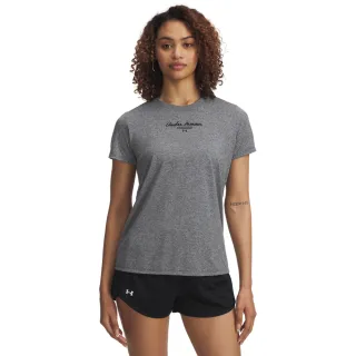 【UNDER ARMOUR】UA 女 Tech Script Graphic 短袖T-Shirt_6005846-025(灰色)