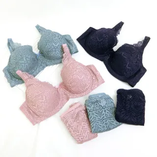 【尚芭蒂】3套組 C 輕盈薄杯蕾絲成套內衣