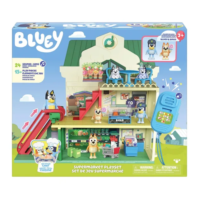 【BLUEY 妙妙犬布麗】布麗超市遊戲組(熱門 卡通)