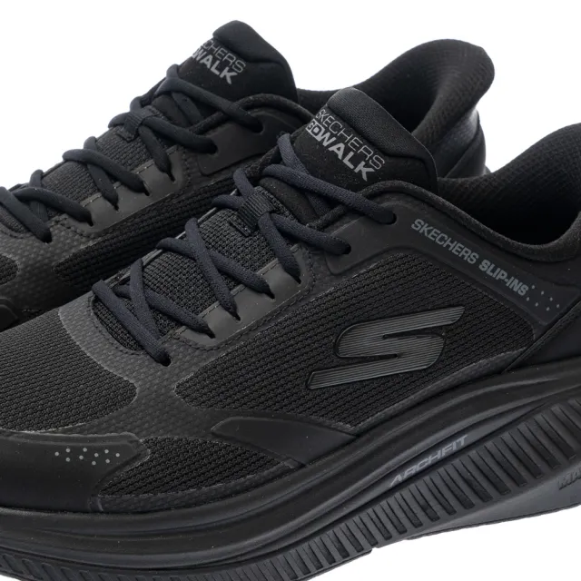 【SKECHERS】男鞋 健走系列 健走鞋 瞬穿舒適科技 GO WALK MAX CUSHIONING ARCH FIT(216351BBK)