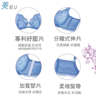 【Swear 思薇爾】撩波永生花系列A-E罩蕾絲包覆女內衣(雷根藍)