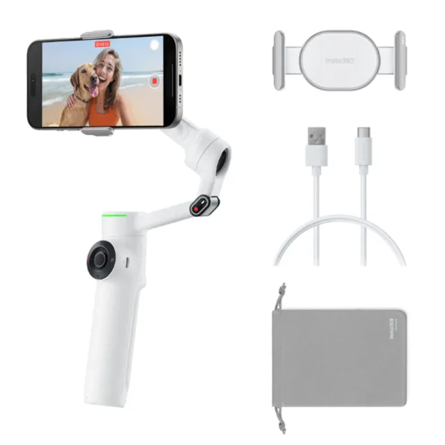 【Insta360】Flow 2 PRO 磁吸手機三軸穩定器 標準版(公司貨)