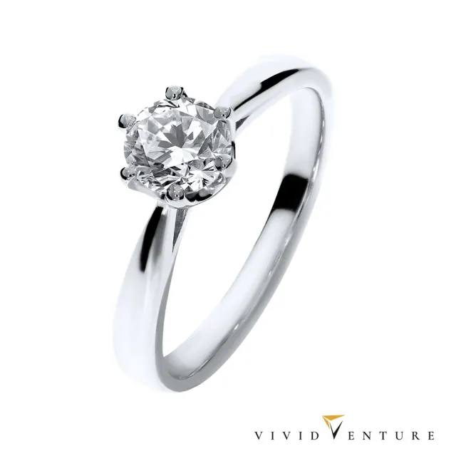【Vividventure 亞帝芬奇】鉑金 GIA 50分 DSI2 3VG 八心八箭 無螢光 天然鑽石 真鑽 戒指 經典推薦