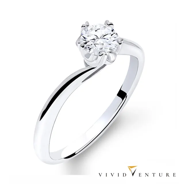 【Vividventure 亞帝芬奇】鉑金 GIA 50分 DSI2 3VG 八心八箭 無螢光 天然鑽石 真鑽 戒指 經典最愛