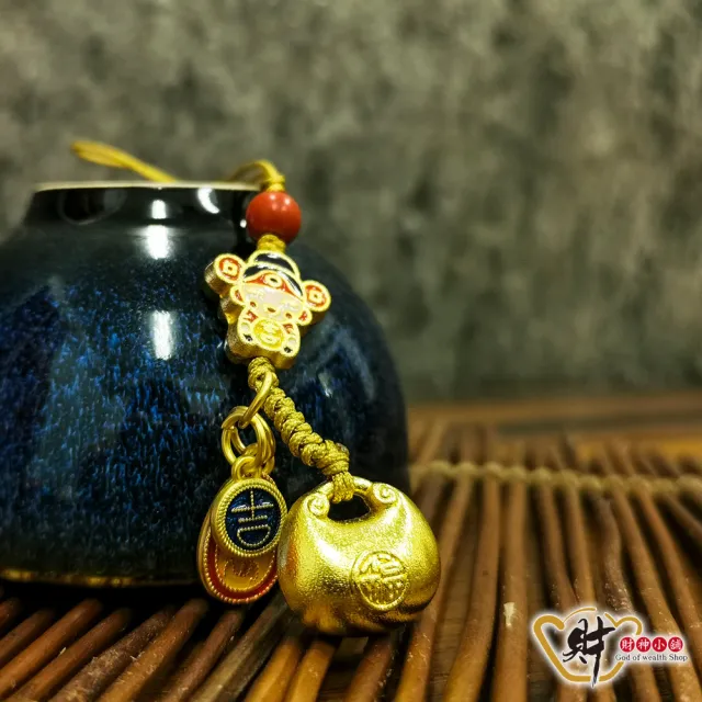【財神小舖】金運財神 財福千萬兩吊飾(已開光  催財運 招財 開運 轉運)