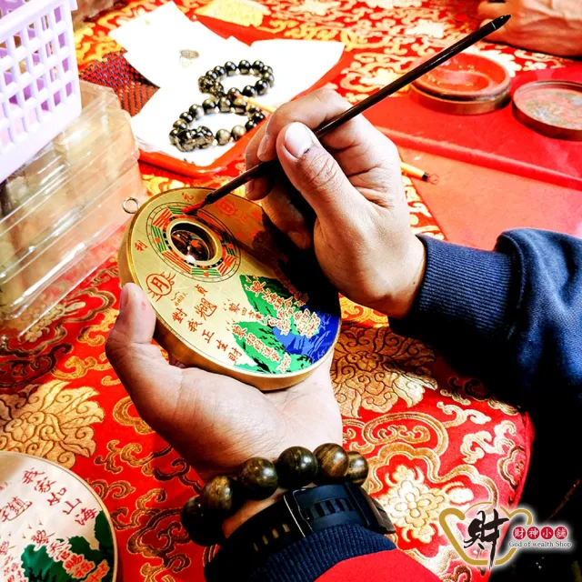 【財神小舖】經典銅板凸鏡 山海鎮 圓 6.5寸(已開光  鎮宅 辟邪 化煞 保平安)