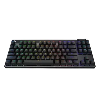 【Logitech G】Pro X LIGHTSPEED 無線機械式 TKL 遊戲鍵盤(黑色)